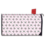Pink Boston Terrier Plaid Print Mailbox Cover