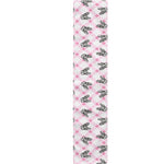 Pink Boston Terrier Plaid Print Table Runner