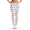 Pink Boston Terrier Plaid Print Women's Leggings