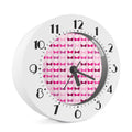 Pink Bra Breast Cancer Pattern Print Alarm Clock
