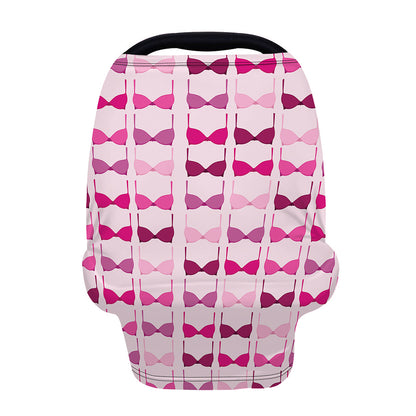 Pink Bra Breast Cancer Pattern Print Baby Seat Cover