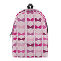 Pink Bra Breast Cancer Pattern Print School Backpack
