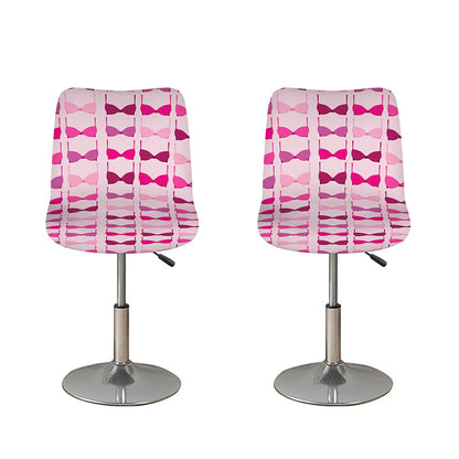 Pink Bra Breast Cancer Pattern Print Bar Stool Covers