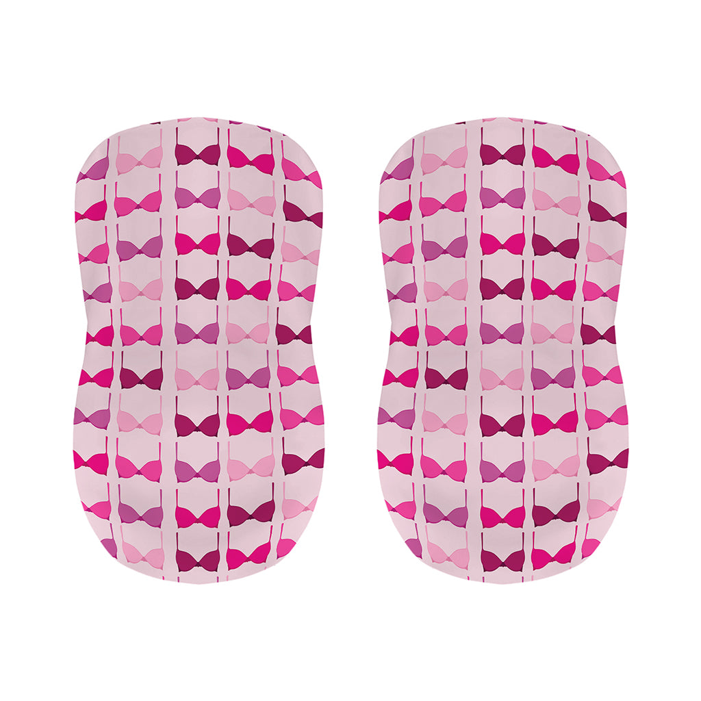 Pink Bra Breast Cancer Pattern Print Bar Stool Covers