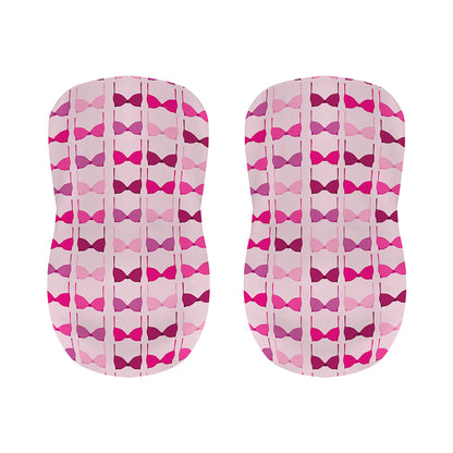 Pink Bra Breast Cancer Pattern Print Bar Stool Covers