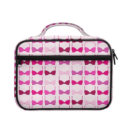 Pink Bra Breast Cancer Pattern Print Briefcase Bible Bag