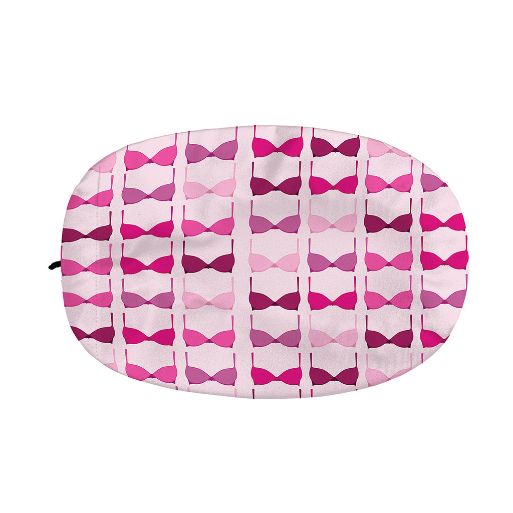 Pink Bra Breast Cancer Pattern Print Car Side Mirror Covers