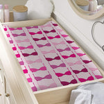 Pink Bra Breast Cancer Pattern Print Changing Pad Cover