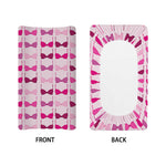 Pink Bra Breast Cancer Pattern Print Changing Pad Cover