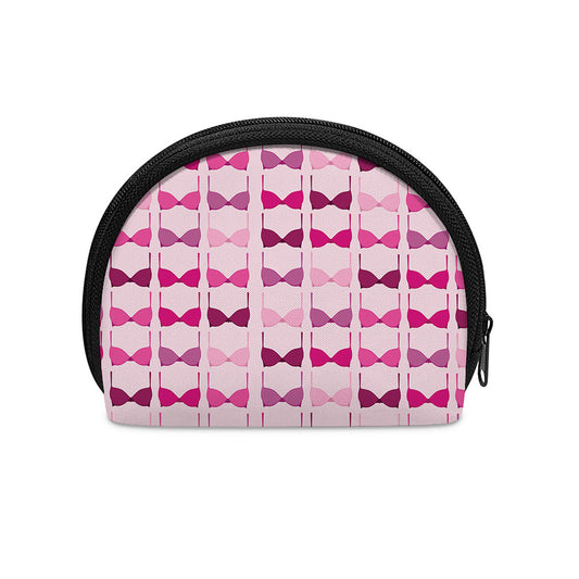 Pink Bra Breast Cancer Pattern Print Coin Purse