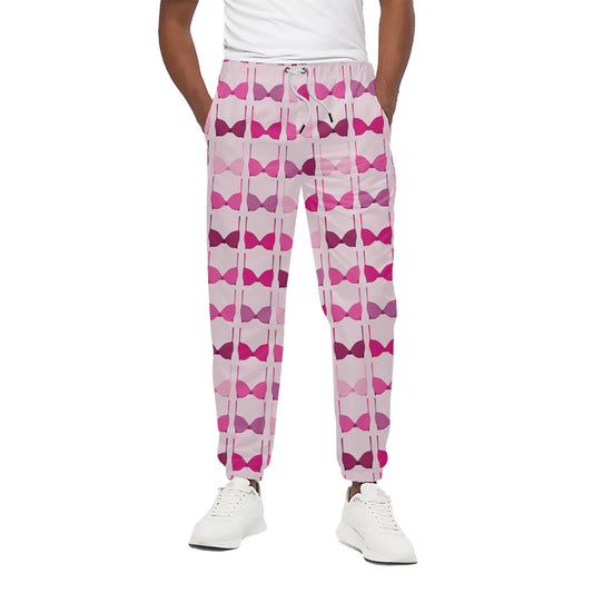 Pink Bra Breast Cancer Pattern Print Cotton Pants