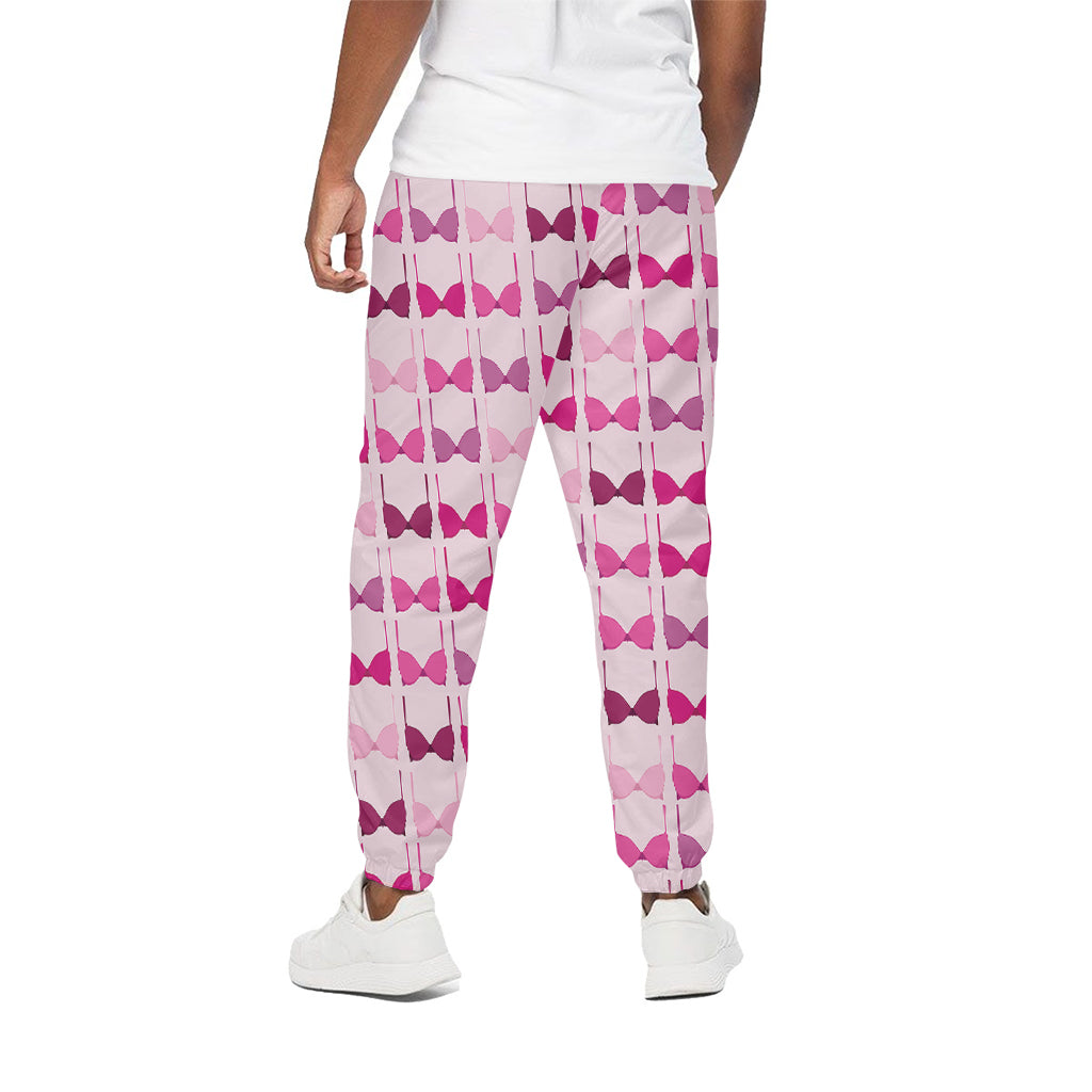 Pink Bra Breast Cancer Pattern Print Cotton Pants