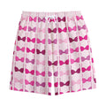 Pink Bra Breast Cancer Pattern Print Cotton Shorts