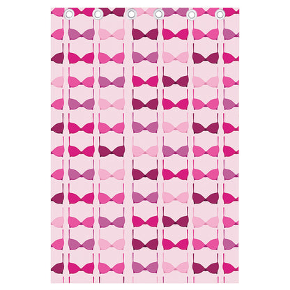 Pink Bra Breast Cancer Pattern Print Curtain