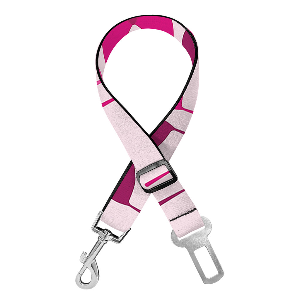 Pink Bra Breast Cancer Pattern Print Dog Seat Belt