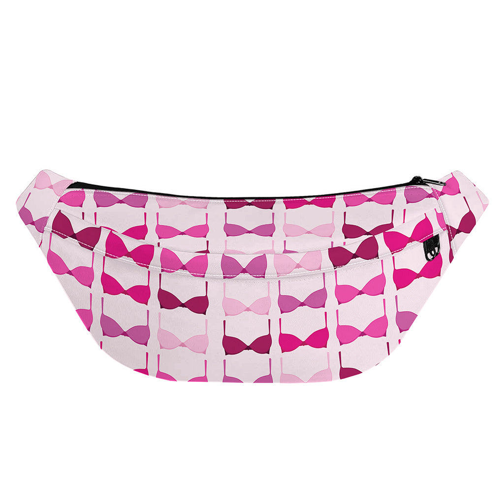 Pink Bra Breast Cancer Pattern Print Fanny Pack