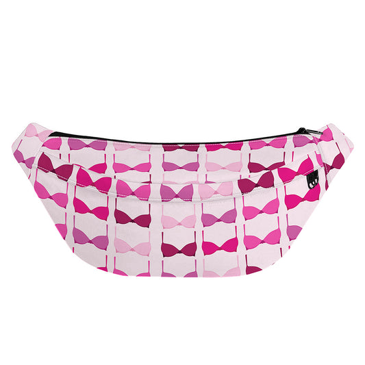 Pink Bra Breast Cancer Pattern Print Fanny Pack