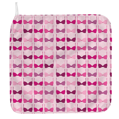 Pink Bra Breast Cancer Pattern Print Hand Towel