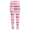 Pink Bra Breast Cancer Pattern Print High-Waisted Pocket Leggings