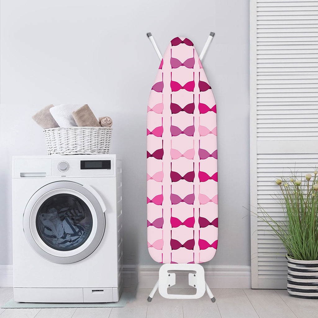 Pink Bra Breast Cancer Pattern Print Ironing Board Cover