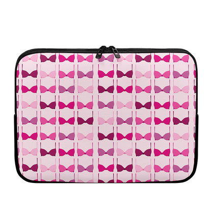 Pink Bra Breast Cancer Pattern Print Laptop Sleeve