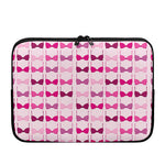 Pink Bra Breast Cancer Pattern Print Laptop Sleeve