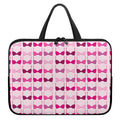Pink Bra Breast Cancer Pattern Print Laptop Sleeve With Handle