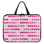 Pink Bra Breast Cancer Pattern Print Laptop Sleeve With Handle