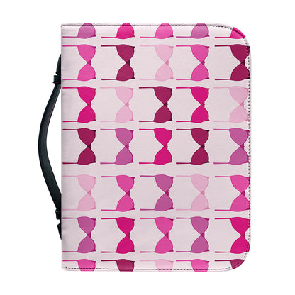 Pink Bra Breast Cancer Pattern Print Leather Bible Cover
