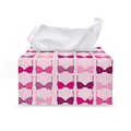 Pink Bra Breast Cancer Pattern Print Leather Tissue Box Cover
