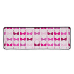 Pink Bra Breast Cancer Pattern Print Long Kitchen Mat