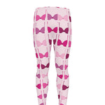 Pink Bra Breast Cancer Pattern Print Men's leggings
