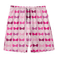 Pink Bra Breast Cancer Pattern Print Men's Swim Trunks