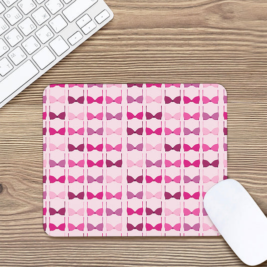 Pink Bra Breast Cancer Pattern Print Mouse Pad