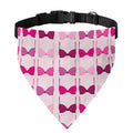Pink Bra Breast Cancer Pattern Print Over The Collar Dog Bandana