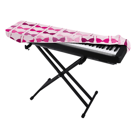 Pink Bra Breast Cancer Pattern Print Piano Keyboard Cover