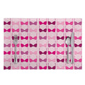 Pink Bra Breast Cancer Pattern Print Placemat