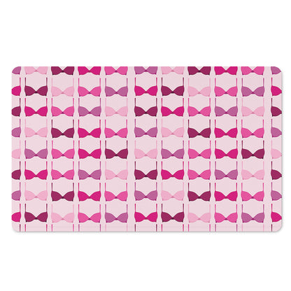 Pink Bra Breast Cancer Pattern Print Polyester Doormat
