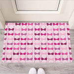 Pink Bra Breast Cancer Pattern Print Rubber Doormat