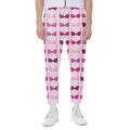 Pink Bra Breast Cancer Pattern Print Joggers