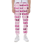 Pink Bra Breast Cancer Pattern Print Scuba Joggers