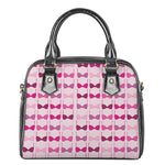 Pink Bra Breast Cancer Pattern Print Shoulder Handbag