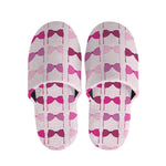 Pink Bra Breast Cancer Pattern Print Slippers