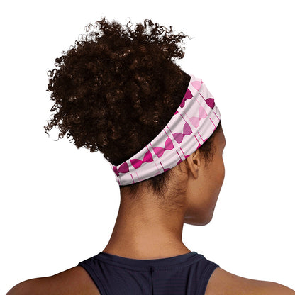 Pink Bra Breast Cancer Pattern Print Sports Headband