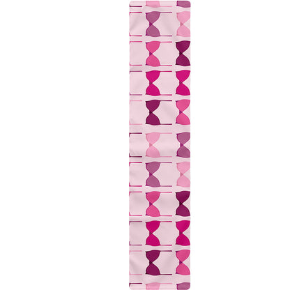 Pink Bra Breast Cancer Pattern Print Table Runner