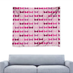 Pink Bra Breast Cancer Pattern Print Tapestry