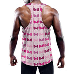 Pink Bra Breast Cancer Pattern Print Training Tank Top