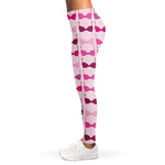 Pink Bra Breast Cancer Pattern Print Women's Leggings