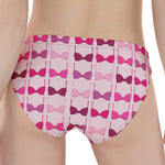 Pink Bra Breast Cancer Pattern Print Women's Panties