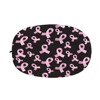 Pink Breast Cancer Ribbon Pattern Print Car Side Mirror Covers